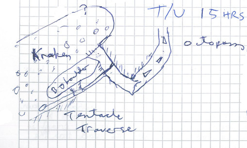 Plan of Tentacle traverse